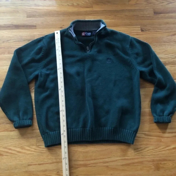 Chaps Hunter green sweater - Picture 1 of 6